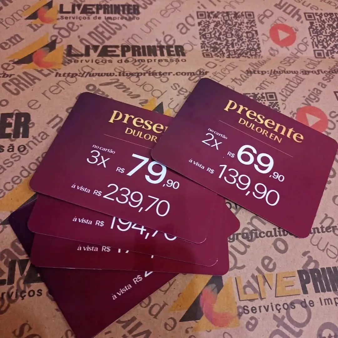 Portfólio Oficial - Gráfica Live Printer Niterói
