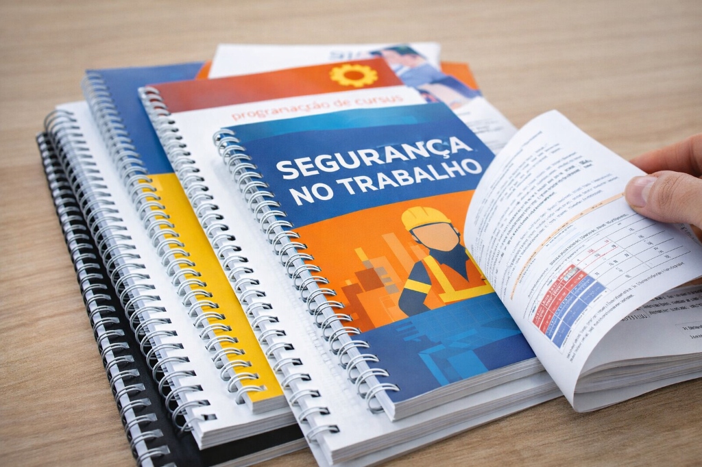 Apostilas para cursos e colegios com impressao profissional
