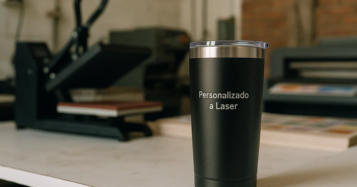 Copo Térmico Personalizado em Niterói: Gravação a Laser