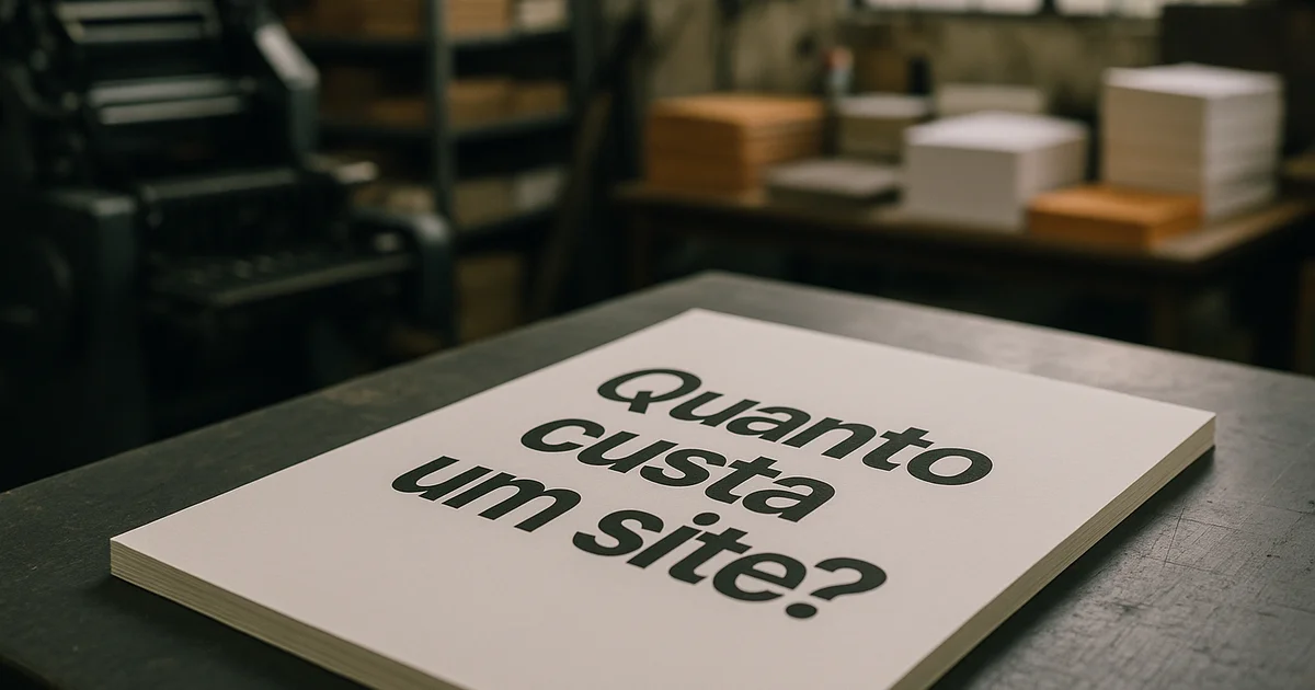 Quanto custa um site para empresa? O que muda no preço