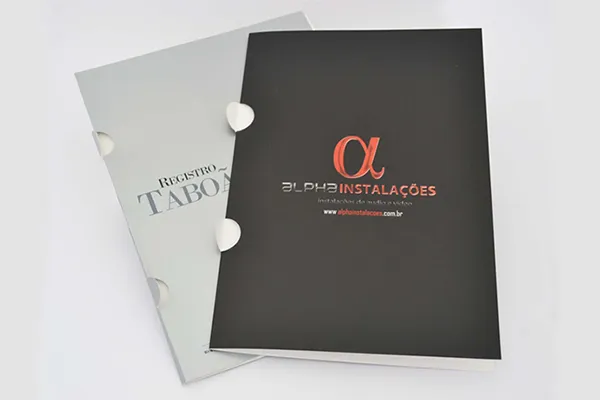 Pastas personalizadas produzidas pela Live Printer