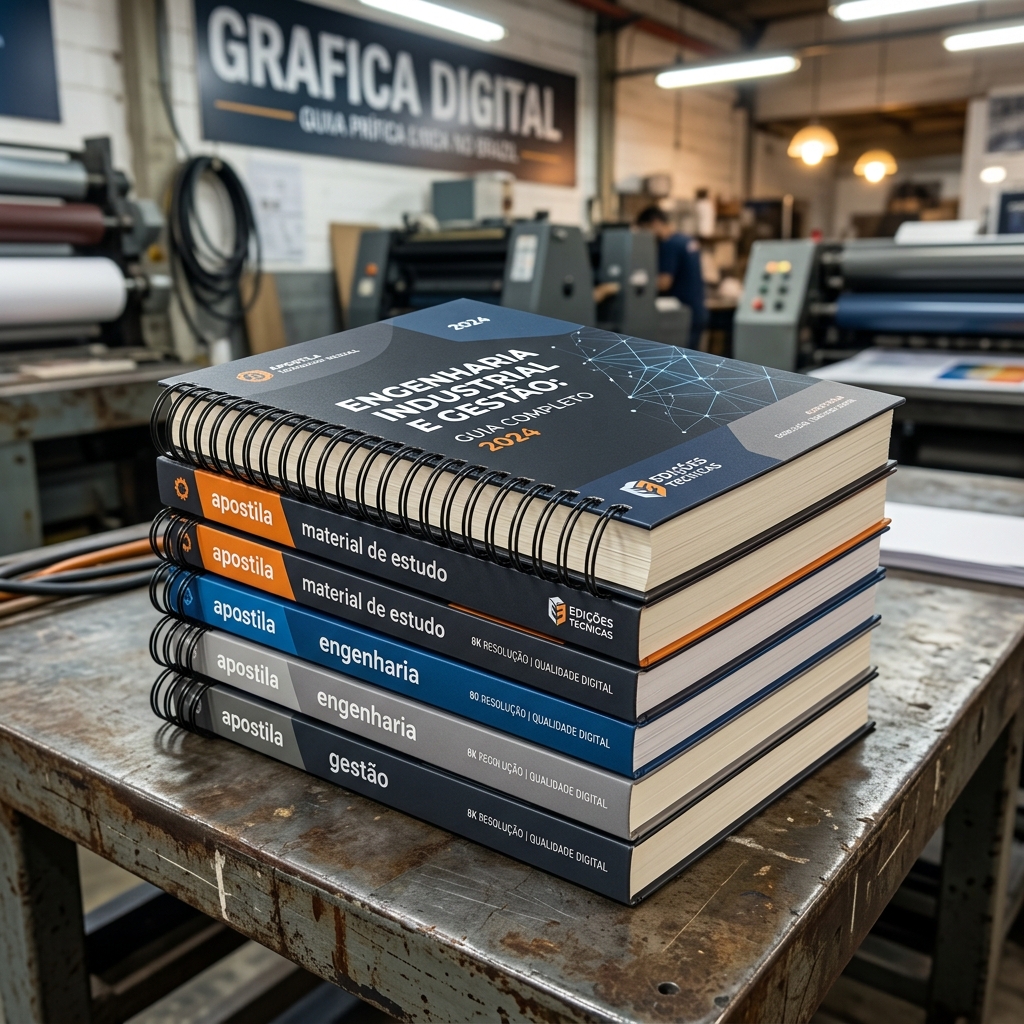 Apostilas impressas e organizadas para estudo e treinamento em Niterói