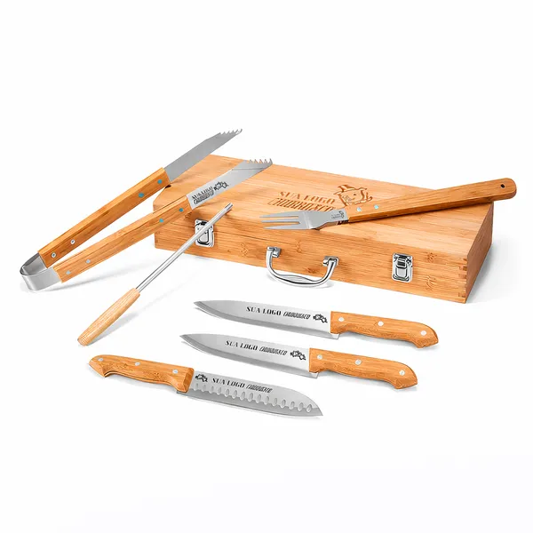 Kit churrasco gravado — foto do produto na loja Live Printer