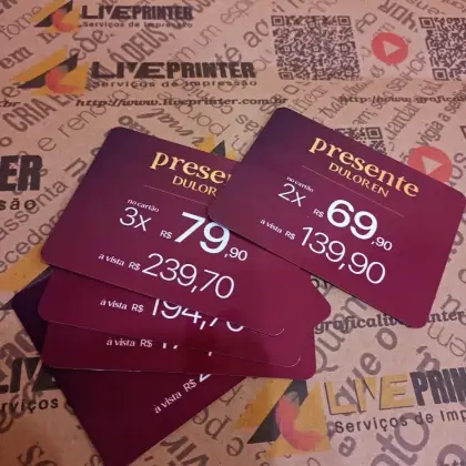 Trabalho do acervo da Live Printer